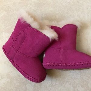 Hot Pink Baby Caden Ugg Boots